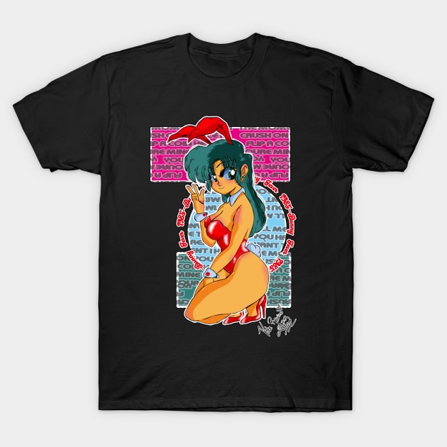 Bunny Girl Pickup Lines T-Shirt by VibeLoop